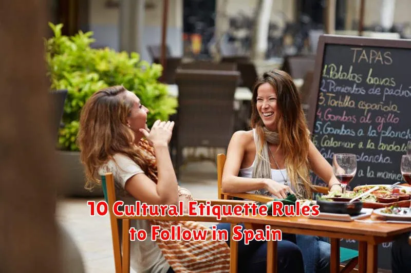 10 Cultural Etiquette Rules to Follow in Spain