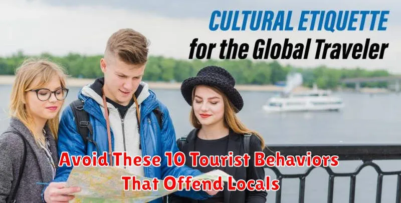 Avoid These 10 Tourist Behaviors That Offend Locals