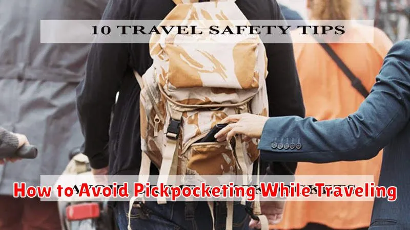 How to Avoid Pickpocketing While Traveling