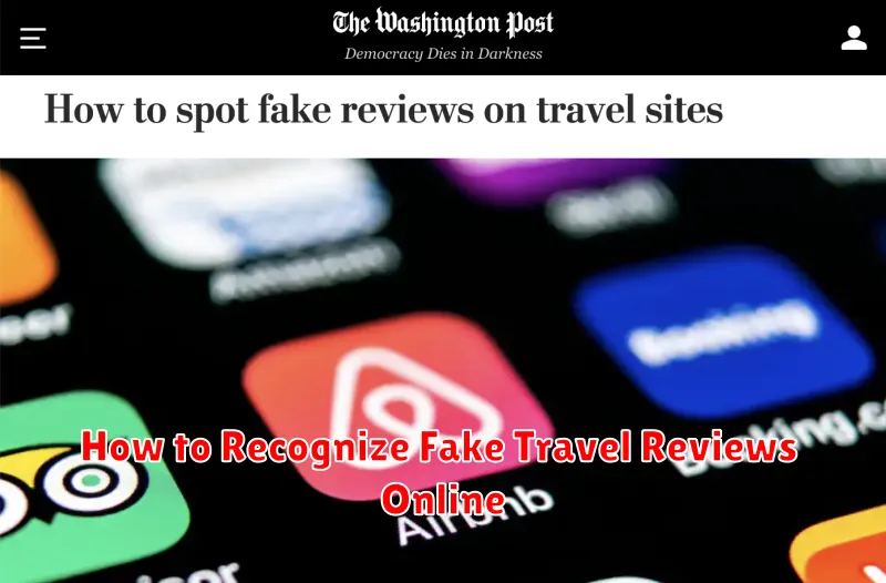 How to Recognize Fake Travel Reviews Online
