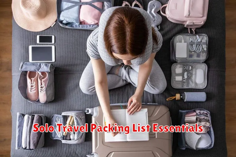 Solo Travel Packing List Essentials