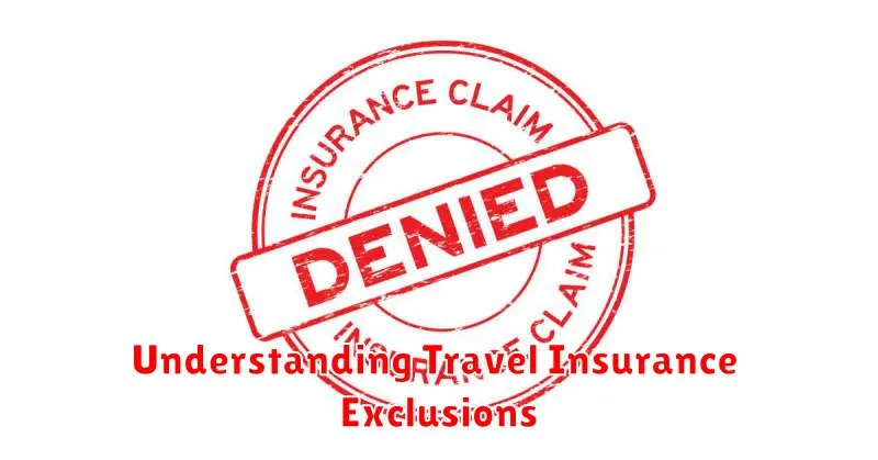 Understanding Travel Insurance Exclusions